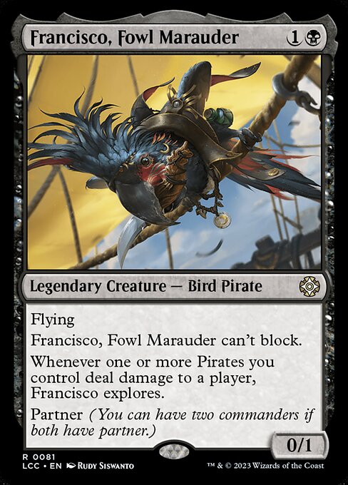 Francisco, Fowl Marauder - The Lost Caverns of Ixalan Commander Rare Card