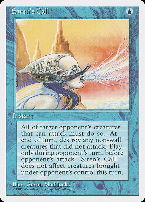 Siren's Call - Fourth Edition Uncommon Card