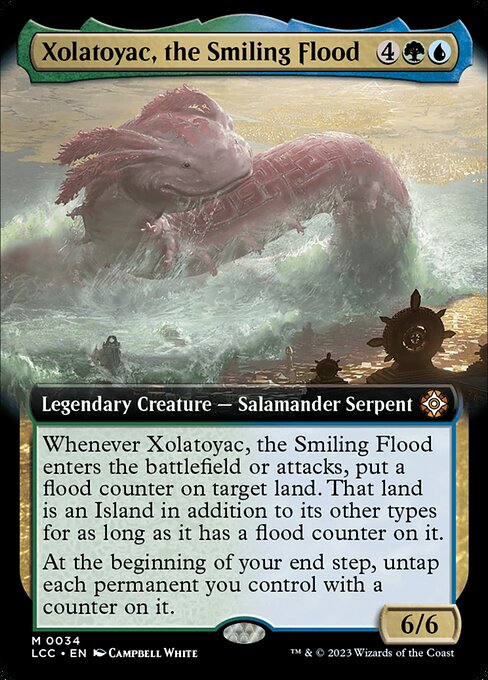 Xolatoyac, the Smiling Flood - The Lost Caverns of Ixalan Commander Mythic Card