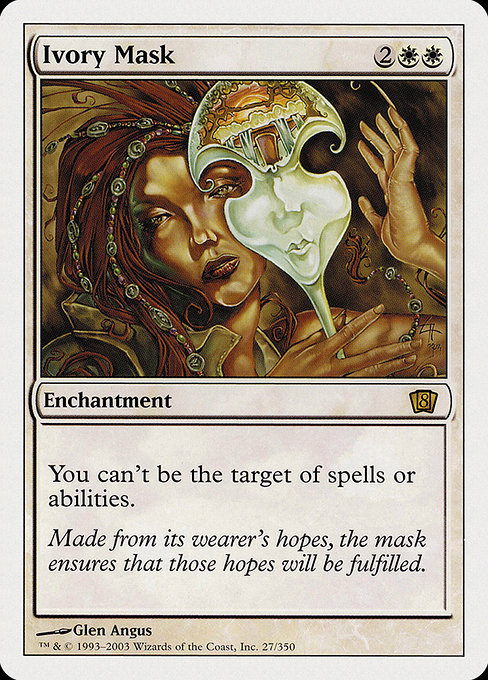 Ivory Mask - Eighth Edition Rare Card