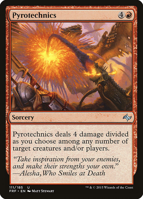Pyrotechnics - Fate Reforged Uncommon Card