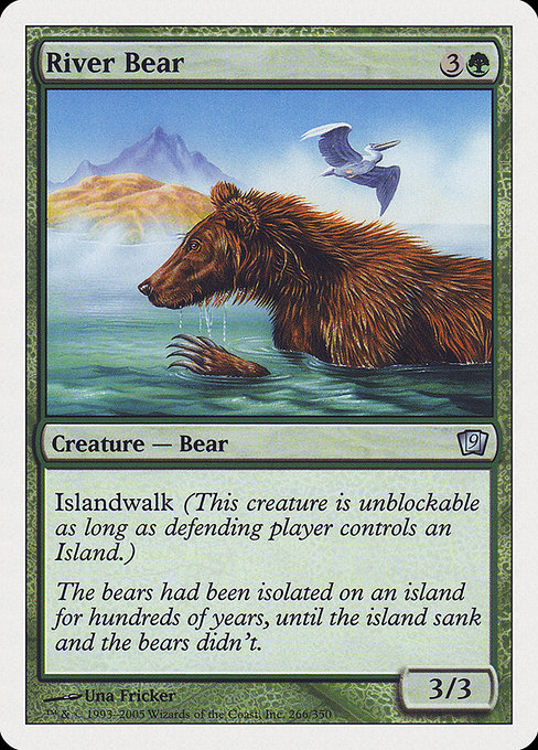 River Bear - Ninth Edition Uncommon Card