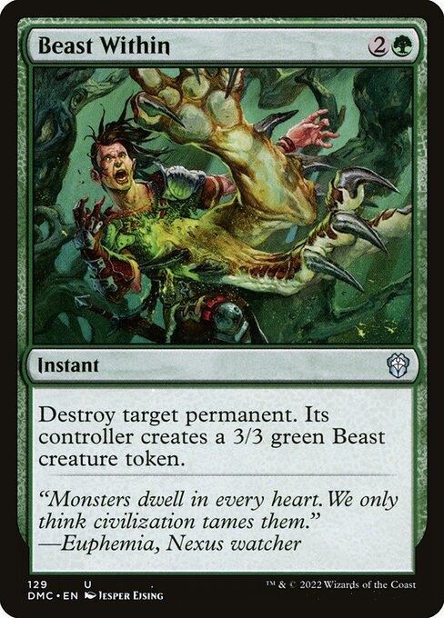 Beast Within - Dominaria United Commander Uncommon Card