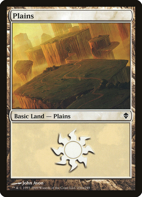 Plains - Zendikar Common Card