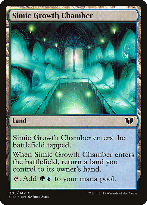 Simic Growth Chamber - Commander 2015 Common Card