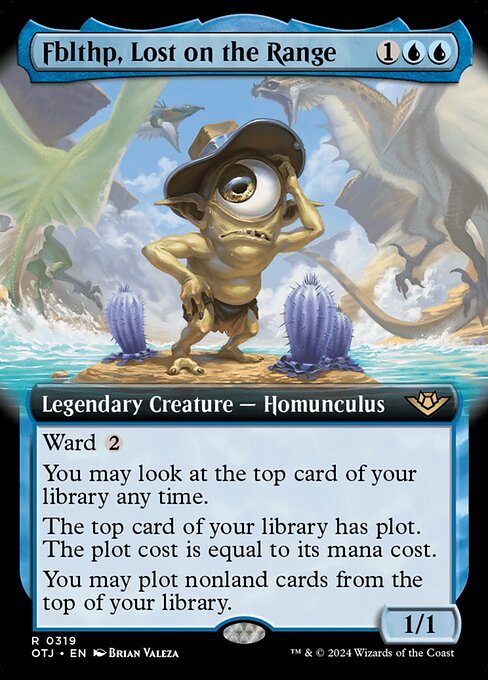 Fblthp, Lost on the Range - Outlaws of Thunder Junction Rare Card