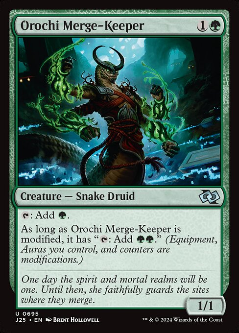 Orochi Merge-Keeper - Foundations Jumpstart Uncommon Card