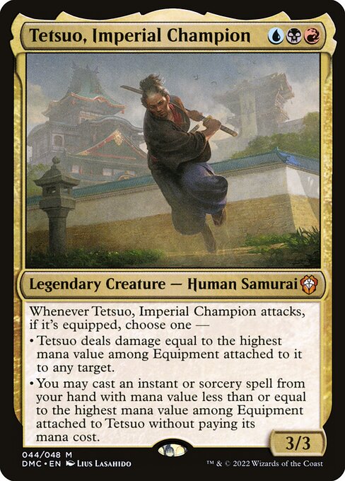 Tetsuo, Imperial Champion - Dominaria United Commander Mythic Card