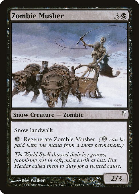 Zombie Musher - Coldsnap Common Card