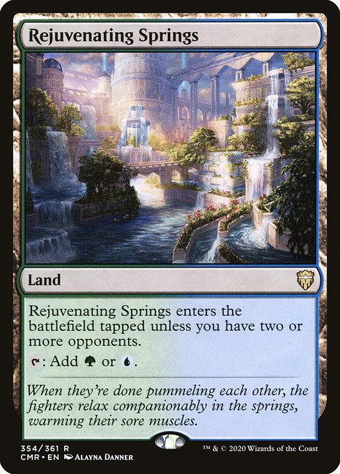 Rejuvenating Springs - Commander Legends Rare Card