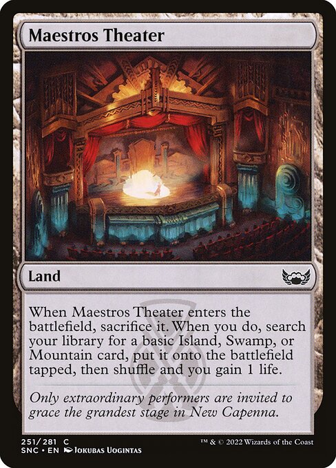 Maestros Theater - Streets of New Capenna Common Card