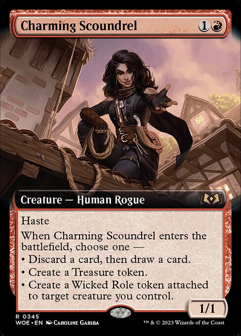 Charming Scoundrel - Wilds of Eldraine Rare Card