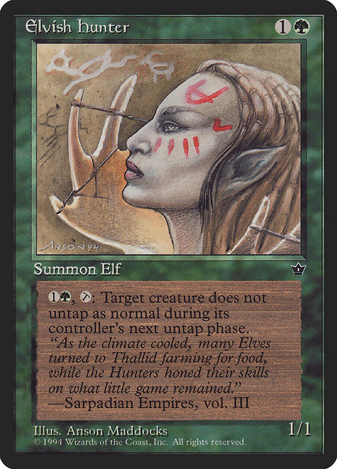 Elvish Hunter - Fallen Empires Common Card