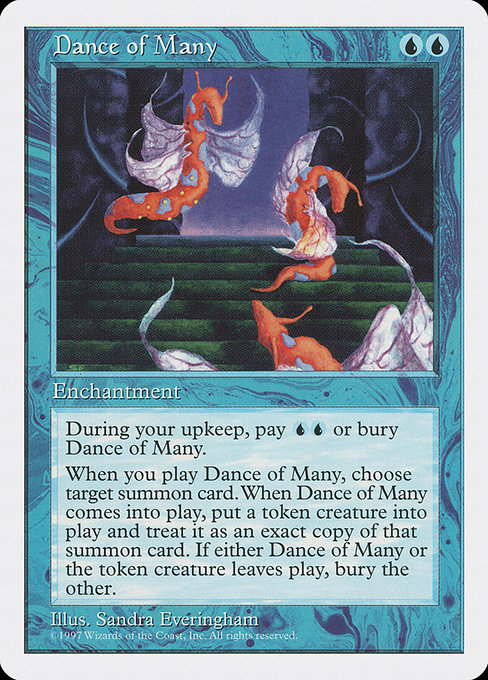 Dance of Many - Fifth Edition Rare Card