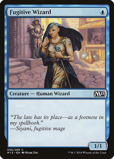 Fugitive Wizard - Magic 2015 Common Card