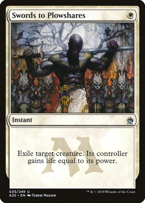 Swords to Plowshares - Masters 25 Uncommon Card