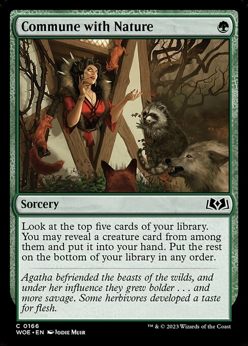 Commune with Nature - Wilds of Eldraine Common Card