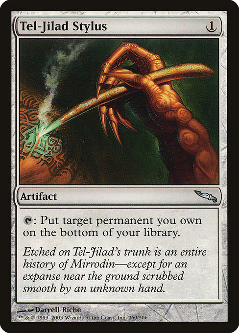 Tel-Jilad Stylus - Mirrodin Uncommon Card