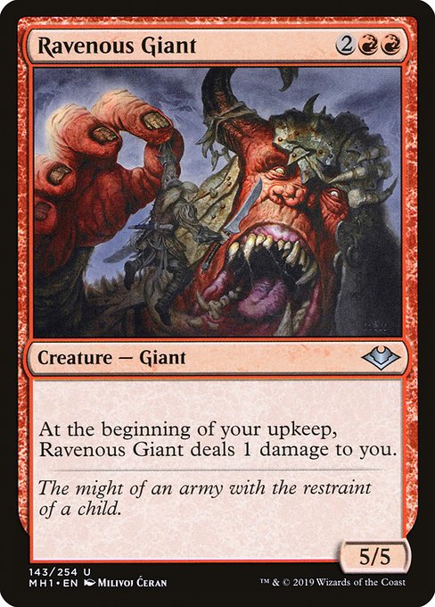 Ravenous Giant - Modern Horizons Uncommon Card