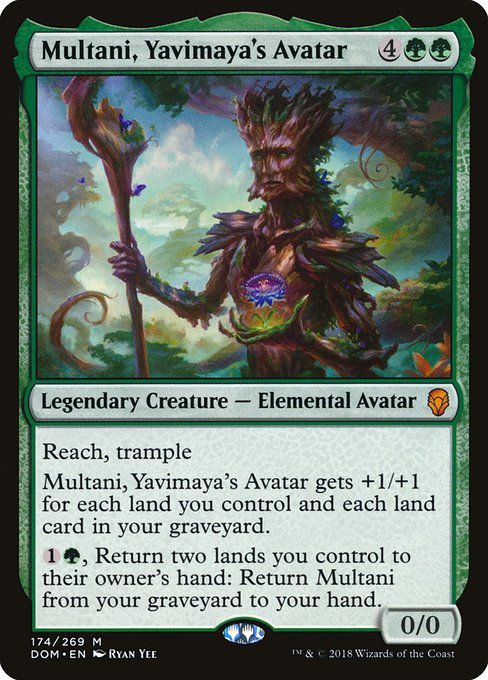 Multani, Yavimaya's Avatar - Dominaria Mythic Card