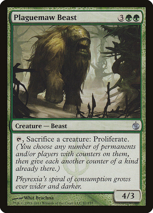 Plaguemaw Beast - Mirrodin Besieged Uncommon Card