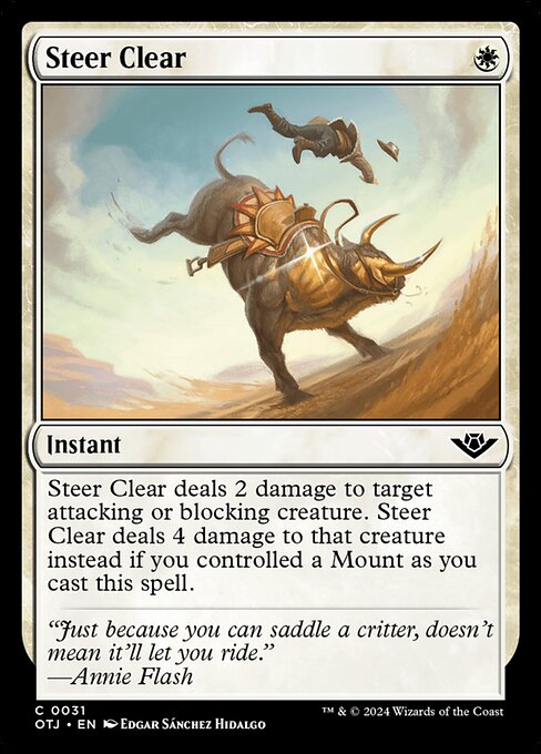 Steer Clear - Outlaws of Thunder Junction Common Card