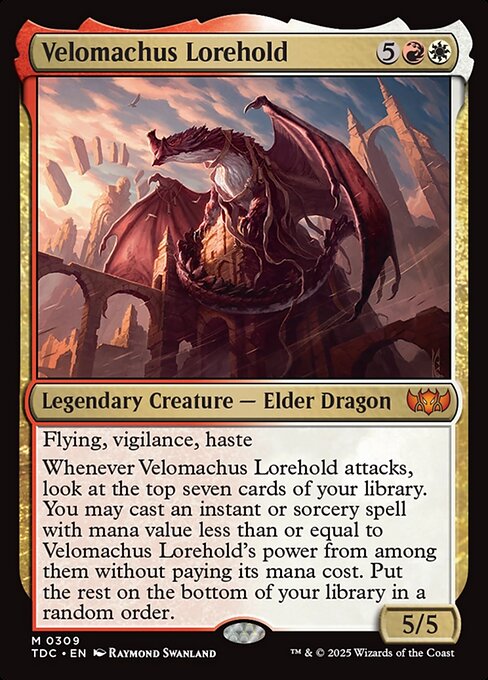 Velomachus Lorehold - Tarkir: Dragonstorm Commander Mythic Card