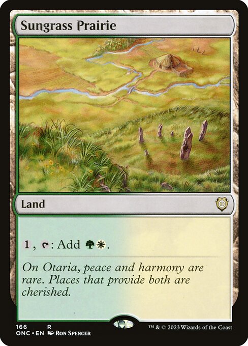 Sungrass Prairie - Phyrexia: All Will Be One Commander Rare Card