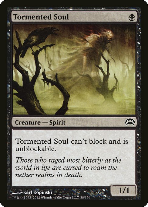Tormented Soul - Planechase 2012 Common Card