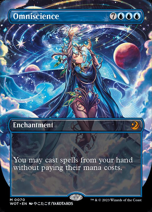 Omniscience - Wilds of Eldraine: Enchanting Tales Mythic Card