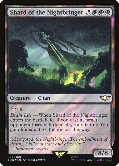 Shard of the Nightbringer - Warhammer 40,000 Commander Rare Card