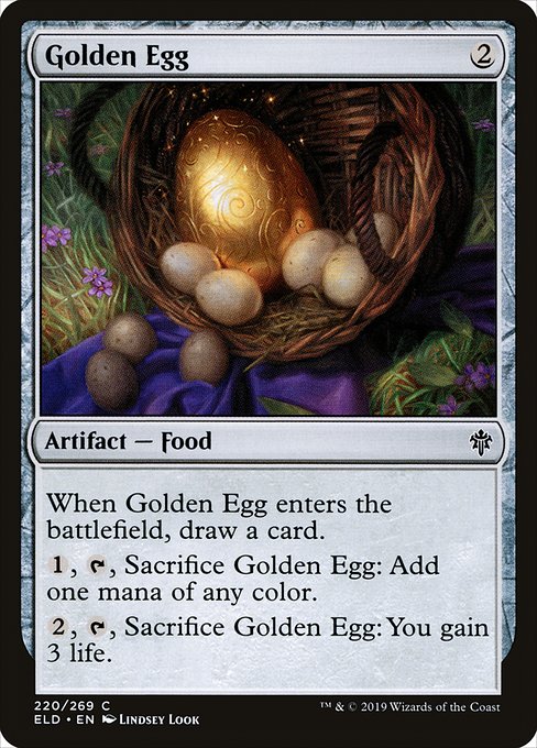 Golden Egg - Throne of Eldraine Common Card