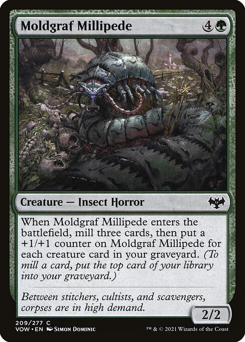 Moldgraf Millipede - Innistrad: Crimson Vow Common Card