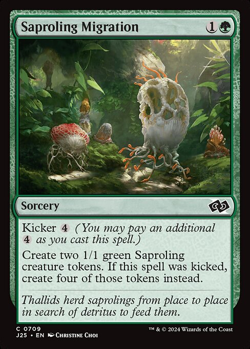Saproling Migration - Foundations Jumpstart Common Card