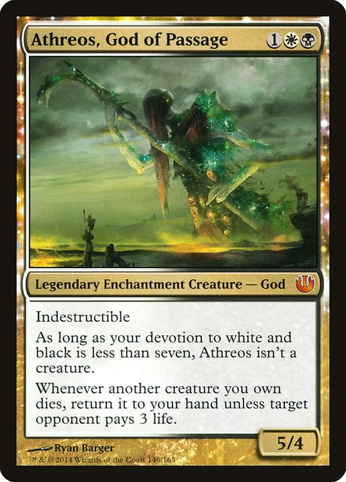Athreos, God of Passage - Journey into Nyx Mythic Card