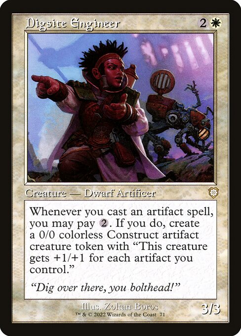 Digsite Engineer - The Brothers' War Commander Rare Card