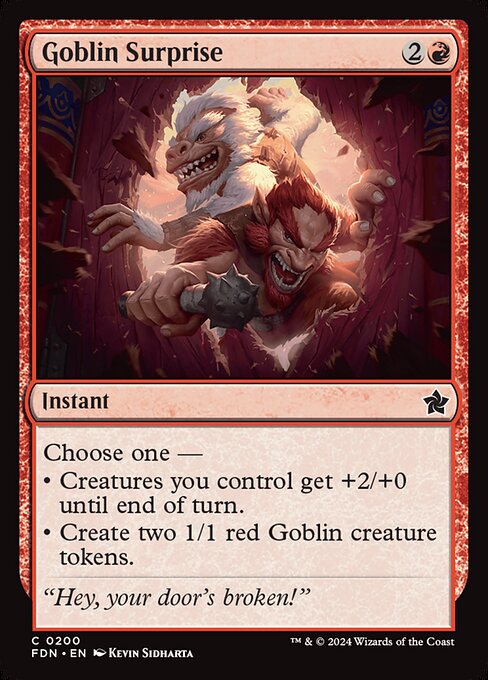 Goblin Surprise - Foundations Common Card