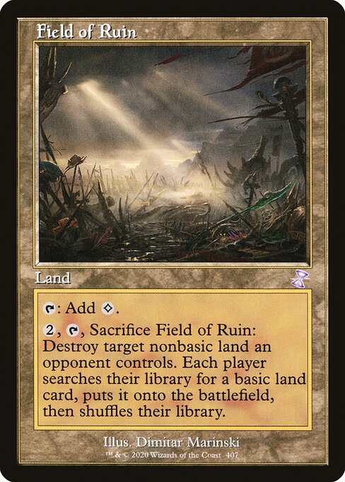 Field of Ruin - Time Spiral Remastered Special Card
