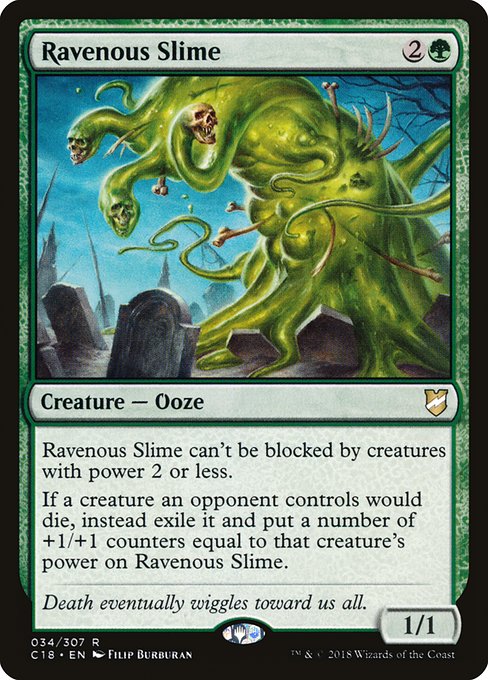 Ravenous Slime - Commander 2018 Rare Card