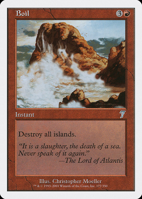 Boil - Seventh Edition Uncommon Card