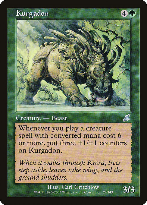 Kurgadon - Scourge Uncommon Card