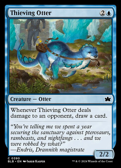 Thieving Otter - Bloomburrow Common Card
