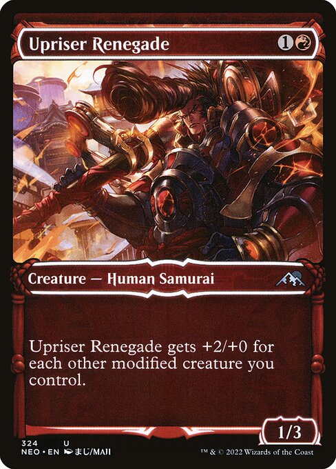 Upriser Renegade - Kamigawa: Neon Dynasty Uncommon Card