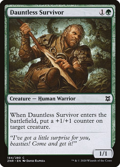 Dauntless Survivor - Zendikar Rising Common Card