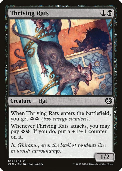 Thriving Rats - Kaladesh Common Card