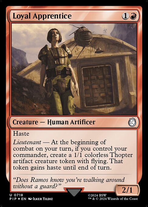 Loyal Apprentice - Fallout Uncommon Card