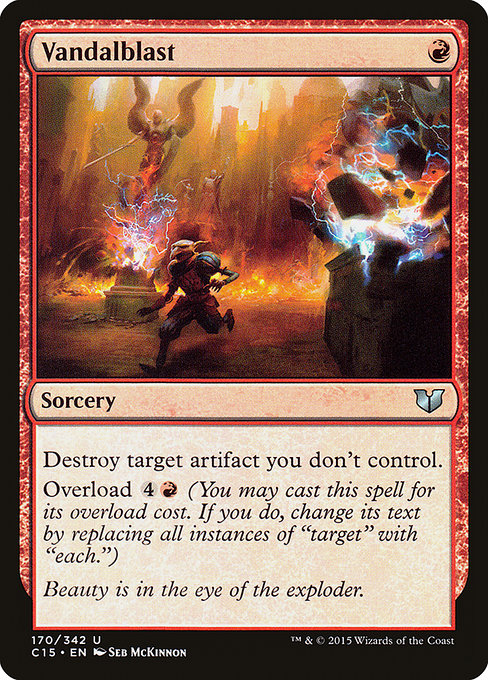 Vandalblast - Commander 2015 Uncommon Card