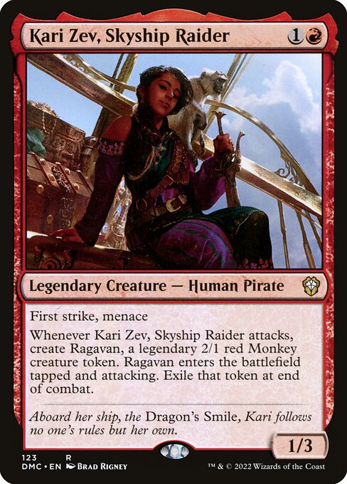 Kari Zev, Skyship Raider - Dominaria United Commander Rare Card