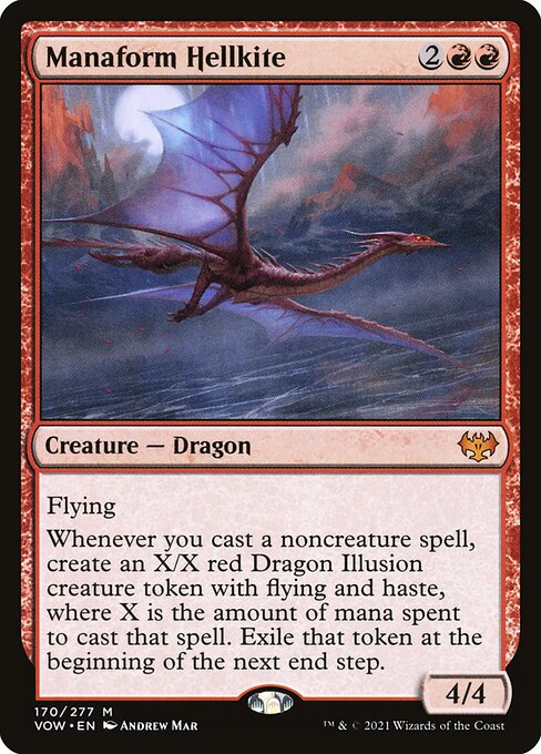 Manaform Hellkite - Innistrad: Crimson Vow Mythic Card