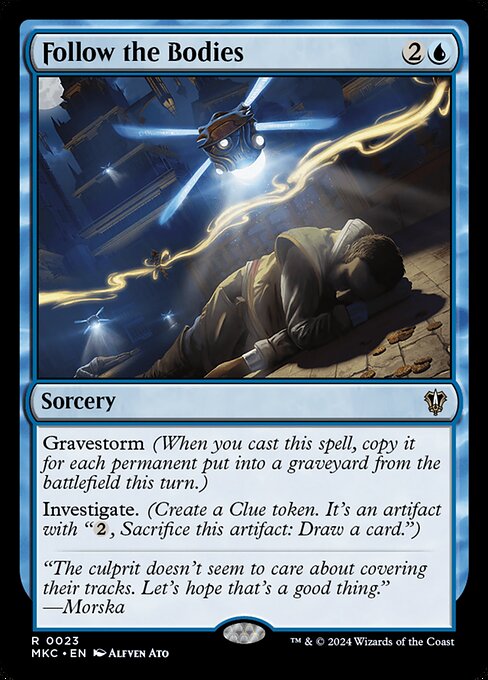 Follow the Bodies - Murders at Karlov Manor Commander Rare Card